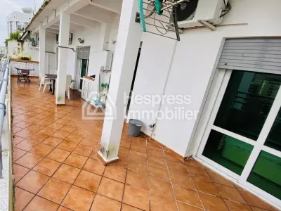 For rent – ​​Apartment with large terrace and sea view – Nejma, Tangier