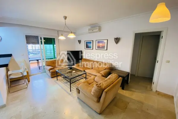 For rent – ​​Apartment with large terrace and sea view – Nejma, Tangier