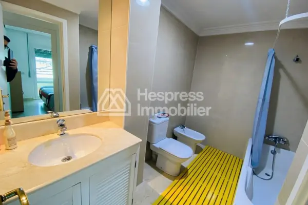 For rent – ​​Apartment with large terrace and sea view – Nejma, Tangier
