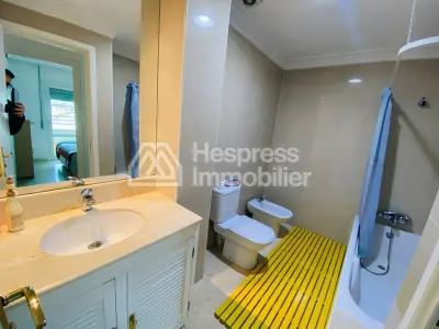 For rent – ​​Apartment with large terrace and sea view – Nejma, Tangier