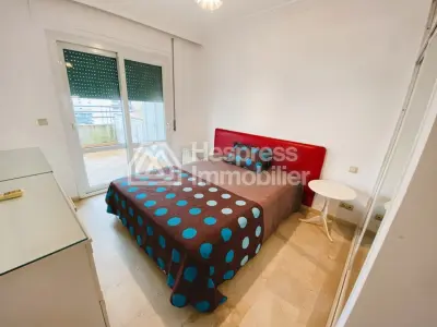 For rent – ​​Apartment with large terrace and sea view – Nejma, Tangier