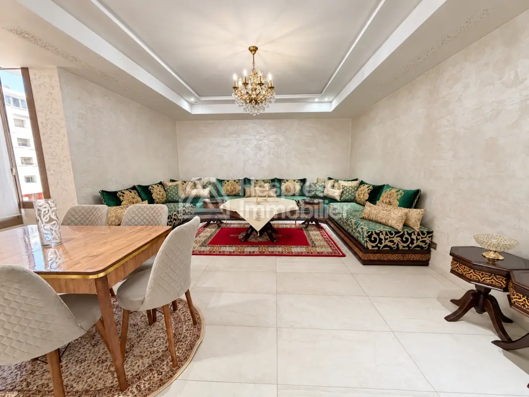 Appartement meublé sur l’avenue des FAR, Agadir Confort et charme marocain !