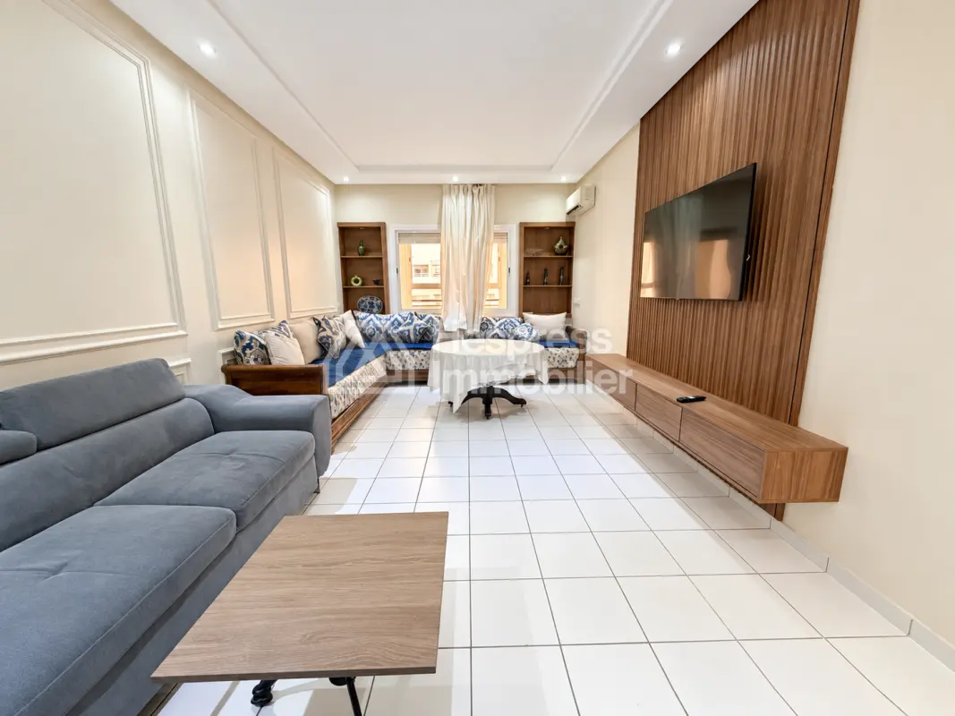 Furnished duplex on Avenue des FAR, Agadir Two levels for your comfort!