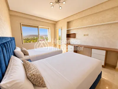 Spacious apartment close to the center of Agadir Balconies, swimming pool and underground parking!