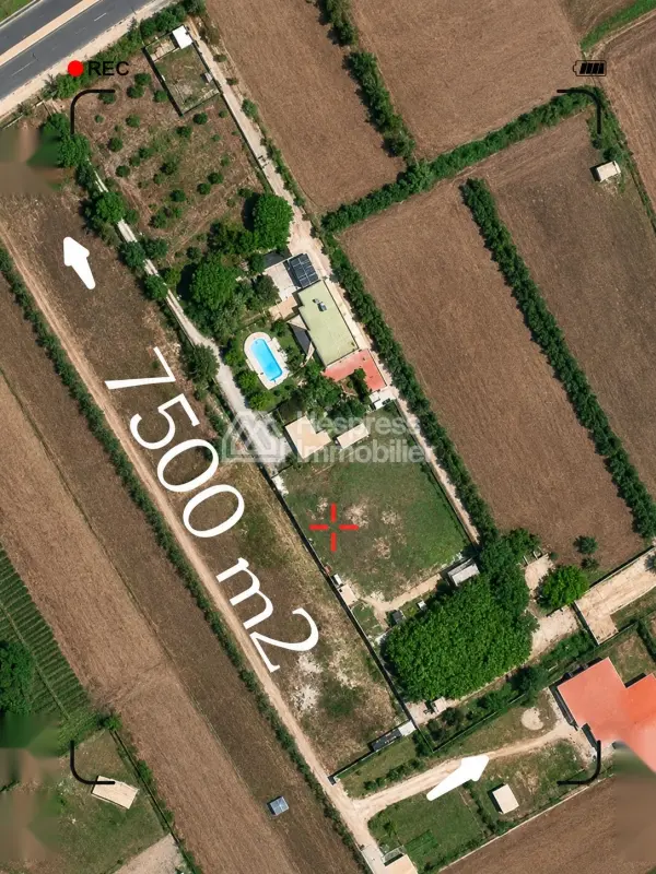 FOR SALE – Titled property of 7,500 m² with villa, on the Rabat–Casablanca coastal road