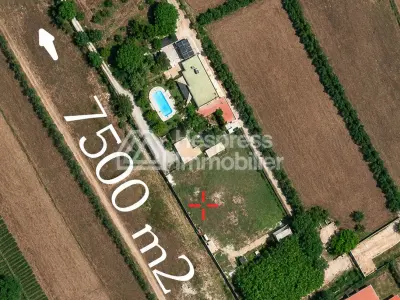 FOR SALE – Titled property of 7,500 m² with villa, on the Rabat–Casablanca coastal road