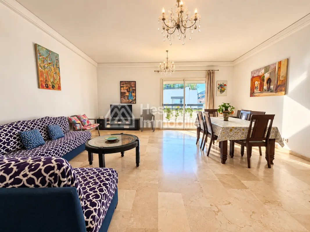 Bel appartement de 2 chambres à la Marina d’Agadir - Emplacement privilégié à deux pas de la mer