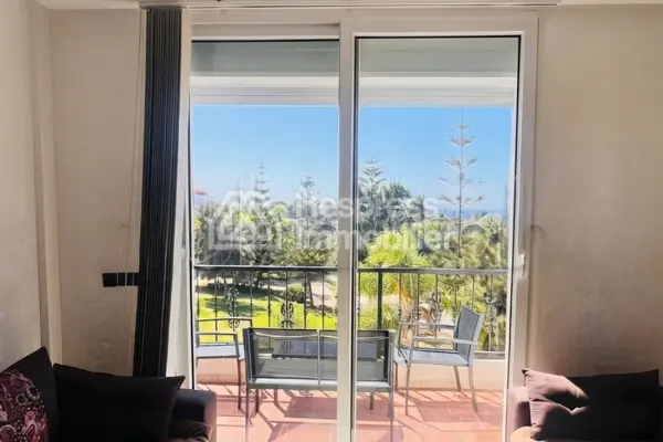 Luxury fully furnished apartment for long-term rent in Achakar Tangier with breathtaking sea views