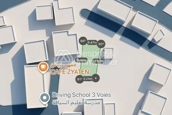165m² plot of land in Zyatn R2, strategic and quiet location