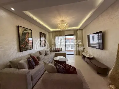 **Appartement meublé à louer – Longue durée \| Camp El Ghoul – Victor Hugo, Marrakech**