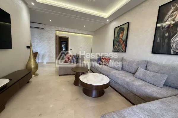 **Appartement meublé à louer – Longue durée \| Camp El Ghoul – Victor Hugo, Marrakech**