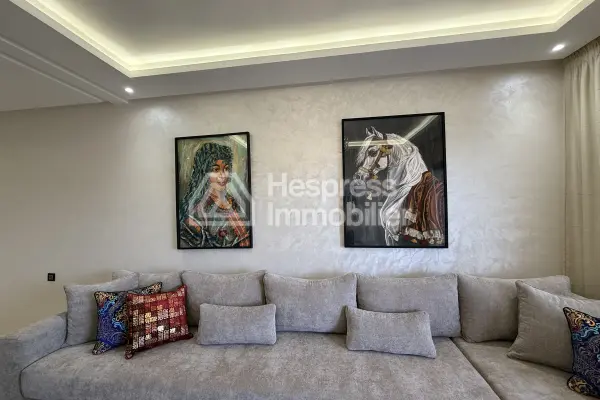 **Appartement meublé à louer – Longue durée \| Camp El Ghoul – Victor Hugo, Marrakech**