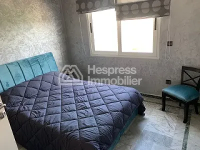 Furnished 90m² apartment for rent, 2 bedrooms in Casablanca