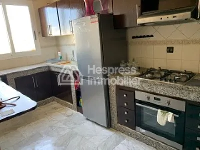 Furnished 90m² apartment for rent, 2 bedrooms in Casablanca
