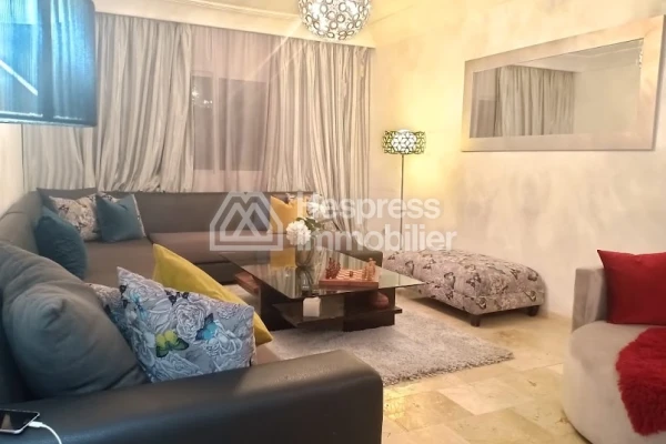 Furnished apartment for rent in Bd Abdelmoumen