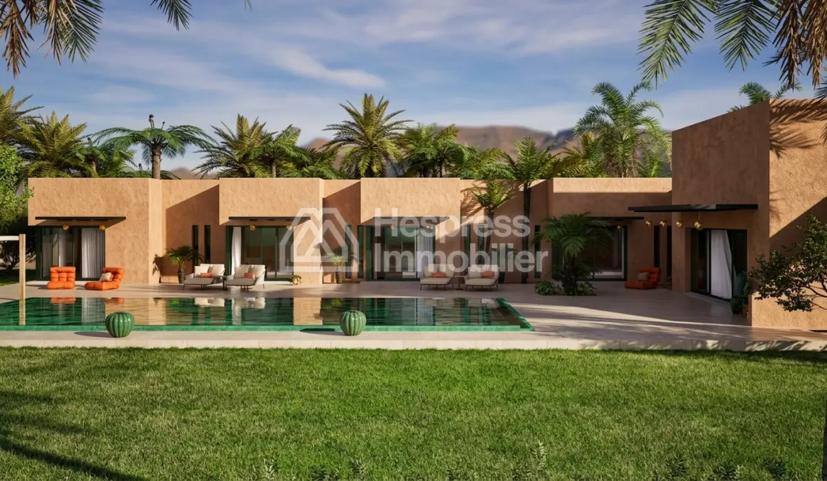 1 hectare plot of land with planning permission and 2 villas under construction