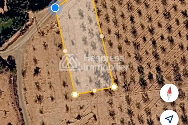 Terrain 2000 m² 20 min de Marrakech Vue Atlas