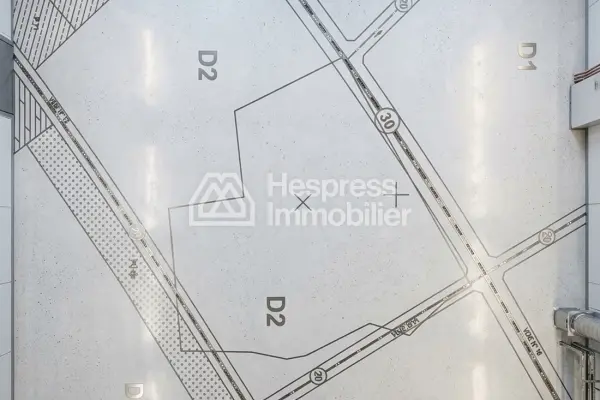 Terrain 2000 m² 20 min de Marrakech Vue Atlas