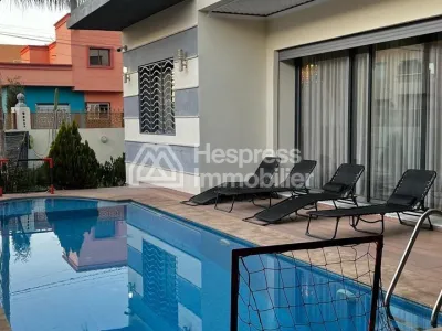 Modern villa with swimming pool in Targa on 3 levels for rent