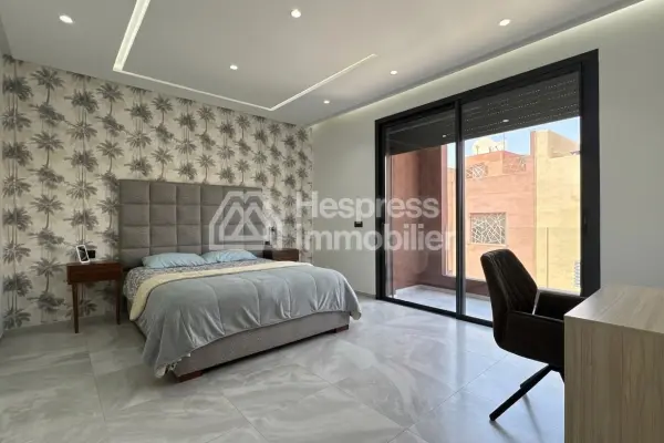 Modern house with pool and garden, Targa, Marrakech