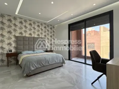 Modern house with pool and garden, Targa, Marrakech