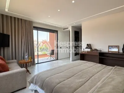 Modern house with pool and garden, Targa, Marrakech