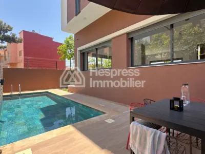 Modern house with pool and garden, Targa, Marrakech
