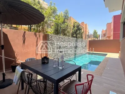 Modern house with pool and garden, Targa, Marrakech