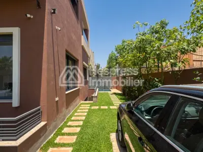 Modern house with pool and garden, Targa, Marrakech