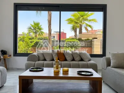 Modern house with pool and garden, Targa, Marrakech