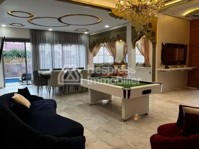 Modern villa with swimming pool in Targa on 3 levels for rent
