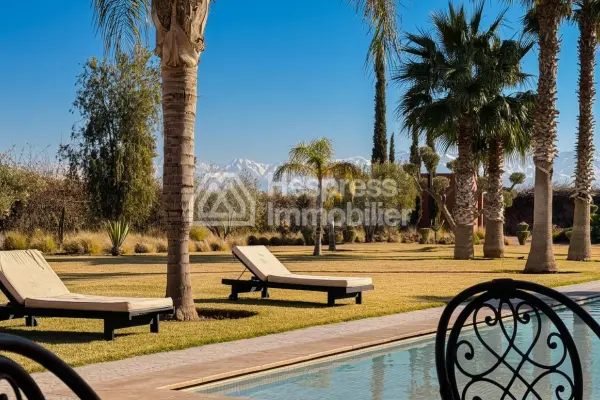 Architect-designed villa with Atlas Mountain views, Amizmiz Road