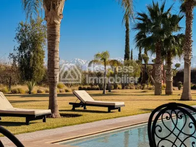 Architect-designed villa with Atlas Mountain views, Amizmiz Road