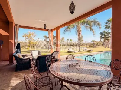 Architect-designed villa with Atlas Mountain views, Amizmiz Road
