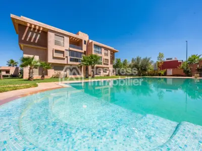 Furnished 2-bedroom apartment with pool view – Agdal
