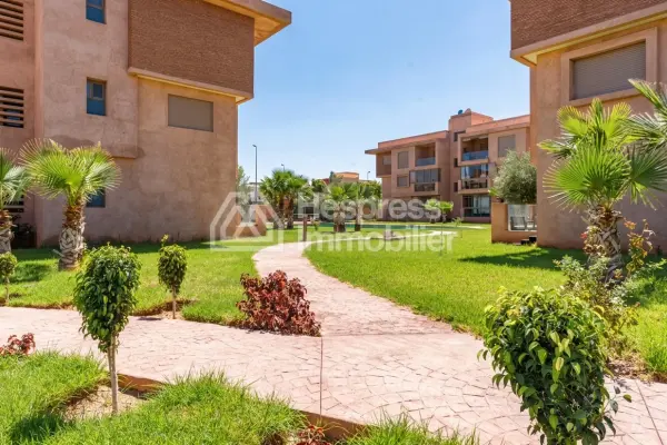 Furnished 2-bedroom apartment with pool view – Agdal