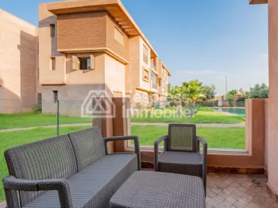 Furnished 2-bedroom apartment with pool view – Agdal
