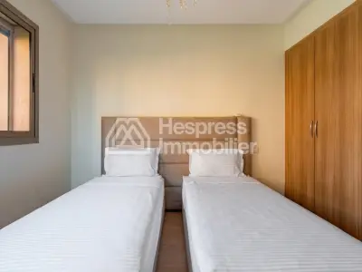 Furnished 2-bedroom apartment with pool view – Agdal