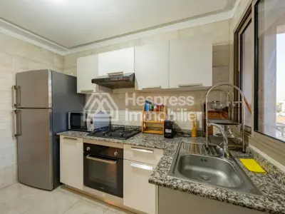 Furnished 2-bedroom apartment with pool view – Agdal