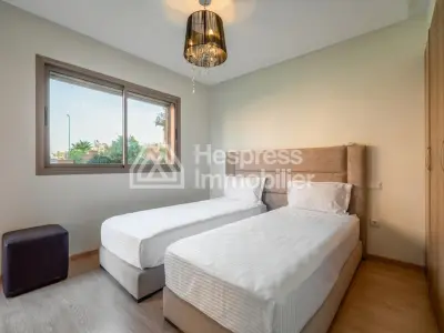 Furnished 2-bedroom apartment with pool view – Agdal