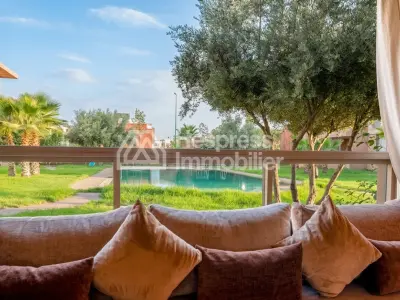 Furnished 2-bedroom apartment with pool view – Agdal