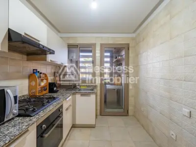 Furnished 2-bedroom apartment with pool view – Agdal