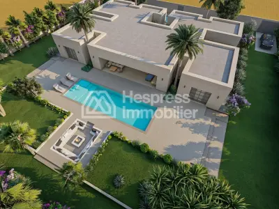 Exceptional new villa with 5 suites and 8 rooms