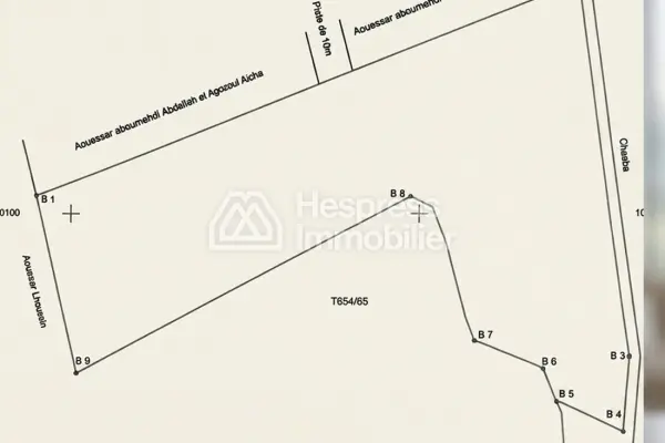 Undeveloped land of 10160 m² (1 ha 01 a) suitable for building a villa