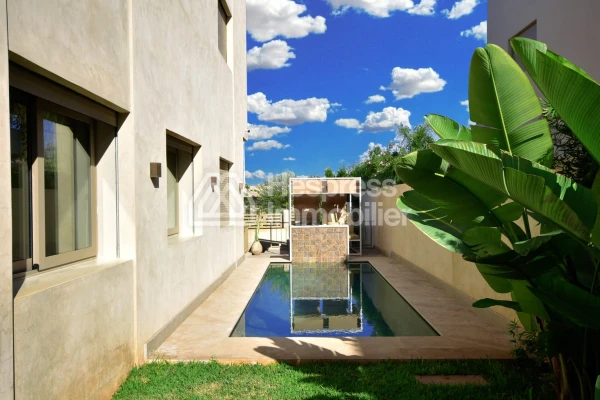 Une villa contemporaine meublée a Targa