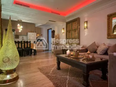 Riad-style apartment, 85 m², near Gueliz