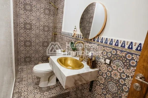 Riad-style apartment, 85 m², near Gueliz