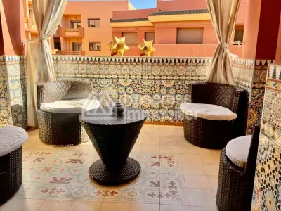 Riad-style apartment, 85 m², near Gueliz