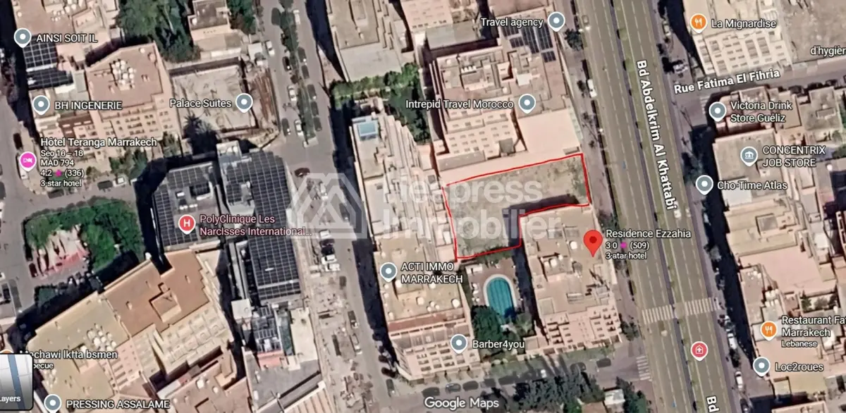 Land on Avenue Abdelkrim El Khattabi, Marrakech