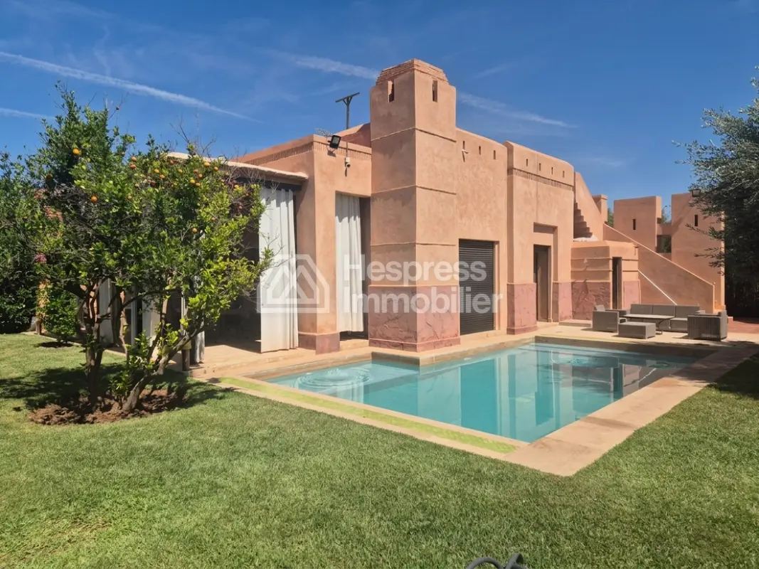 Villa Route de Fès: Vue Atlas, Piscine, Meublée